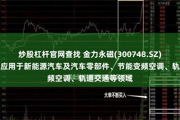 炒股杠杆官网查找 金力永磁(300748.SZ)：产品被广泛应用于新能源汽车及汽车零部件、节能变频空调、轨道交通等领域