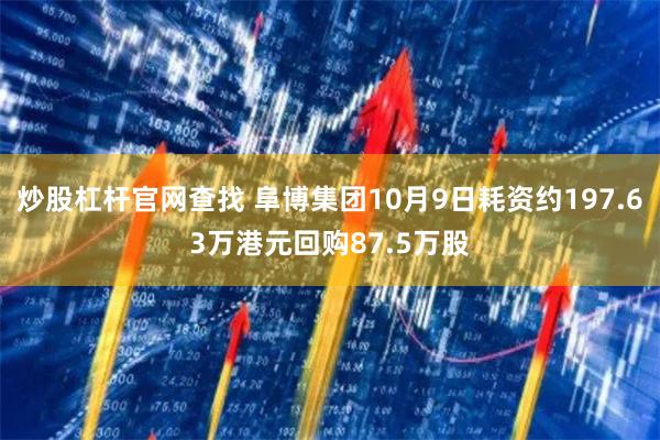 炒股杠杆官网查找 阜博集团10月9日耗资约197.63万港元回购87.5万股