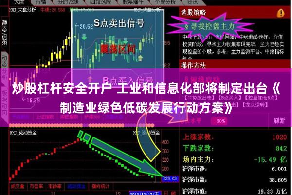 炒股杠杆安全开户 工业和信息化部将制定出台《制造业绿色低碳发展行动方案》
