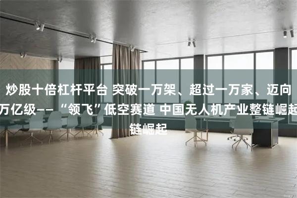 炒股十倍杠杆平台 突破一万架、超过一万家、迈向万亿级—— “领飞”低空赛道 中国无人机产业整链崛起