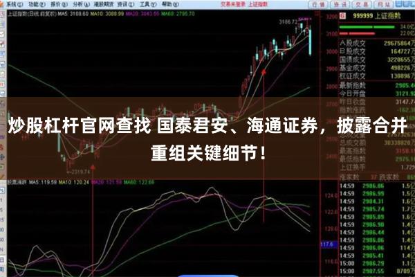 炒股杠杆官网查找 国泰君安、海通证券，披露合并重组关键细节！
